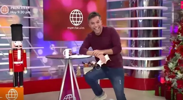 Renzo Schuller visita de improviso a Rebeca, pero termina conduciendo 'América espectáculos' Renzo Schuller visita de improviso a Rebeca, pero termina conduciendo 'América espectáculos'