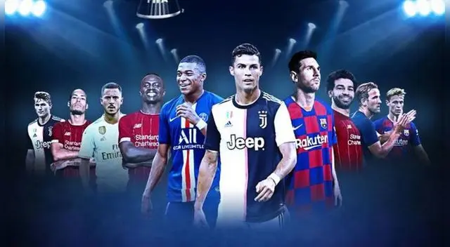 Messi, Neymar y Lewandoski en premios  The Best.