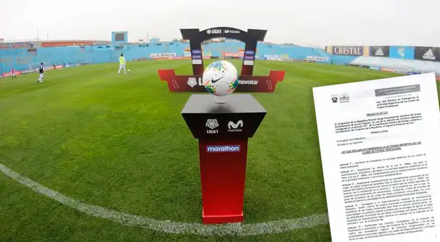 Proyecto de ley para los clubes concursados de la Liga 1.