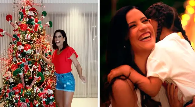 María Pía Copello emocionada con su primer villancico.