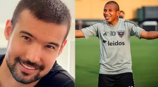 El cantante Ezio Oliva puso en evidencia los divertidos pasos de Edison Flores en la playa.