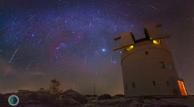 La lluvia de meteoros de las Gemínidas es uno de los fenómenos con mayor actividad del año.