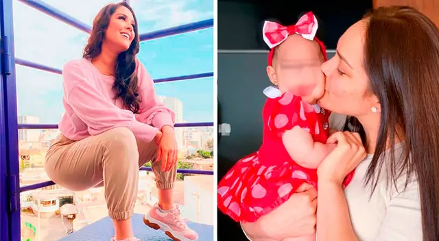 Karen Schwarz aclara a seguidor sobre salud de su hija: “Mi bebé no tiene estrabismo”