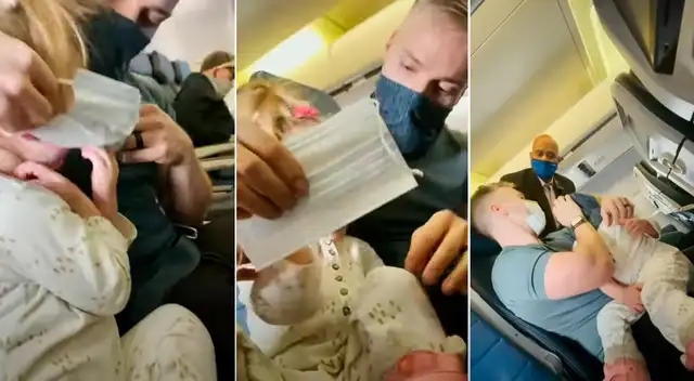 Los CDC han recomendado que los niños de 2 años a más deben usar mascarillas. Sin embargo, esta niña bordea los dos años de edad. Los CDC han recomendado que los niños de 2 años a más deben usar mascarillas. Sin embargo, esta niña bordea los dos años de edad.