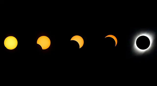 Te presentamos las primeras imágenes del eclipse en distintas partes del mundo Te presentamos las primeras imágenes del eclipse en distintas partes del mundo