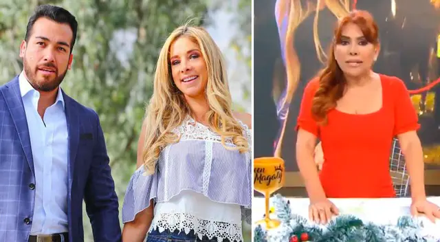 Magaly Medina rechazó comentarios de Álvaro Paz sobre Sofía Franco.con Sofía Franco