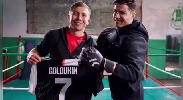 Cristiano Ronaldo junto a Govin. Cristiano Ronaldo junto a Govin.