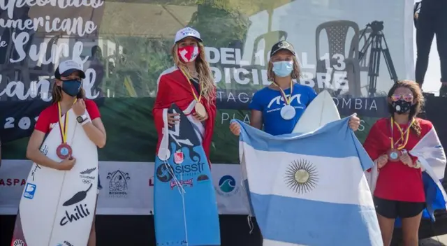La surfista Catalina Zariquiey logró los títulos en las categorías sub 12 y sub 14 La surfista Catalina Zariquiey logró los títulos en las categorías sub 12 y sub 14