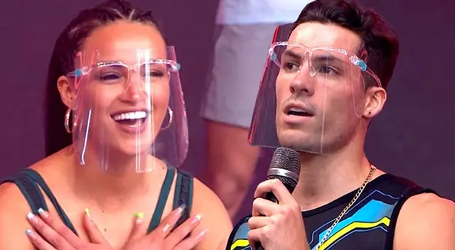 Angie Arizaga explica por qué dijo que Flavia Laos era expareja de Patricio Parodi.