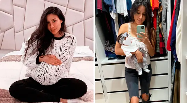 Samahara Lobatón emocionada por los dos meses de su hija Xianna.