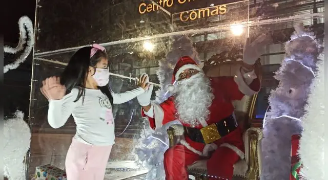 Papá Noel ‘anti-COVID’