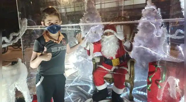 Papá Noel ‘anti-COVID’