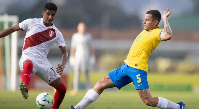 Perú fue superado en el cuadrangular internacional Sub 20 | Foto: @CBF_Futebol Perú fue superado en el cuadrangular internacional Sub 20 | Foto: @CBF_Futebol