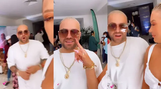 La cantante Leslie Shaw está en Punta Cana y mostró los divertidos momentos que pasó junto a sus colegas en la rueda de prensa los Premios Heat.