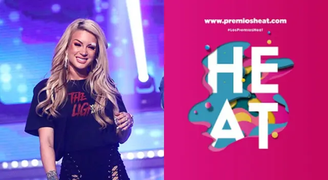 Leslie Shaw ganó a 'Mejor artista sur' en los Premios Heat. Leslie Shaw ganó a 'Mejor artista sur' en los Premios Heat.