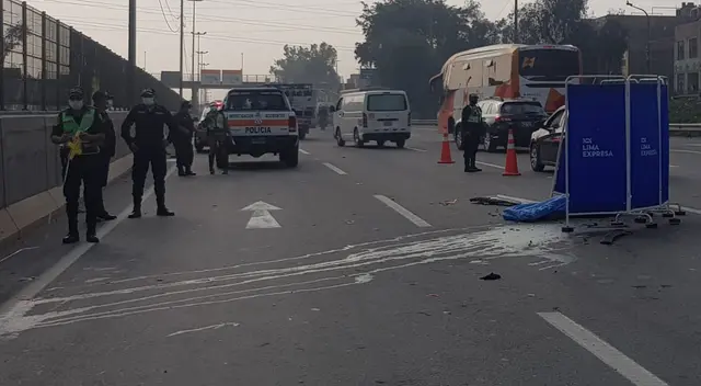 Se registró un accidente de tránsito en la Vía de Evitamiento.