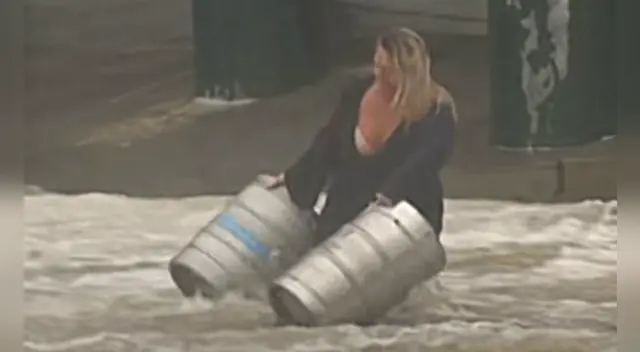 La escena causó sensación en las redes sociales. La escena causó sensación en las redes sociales.