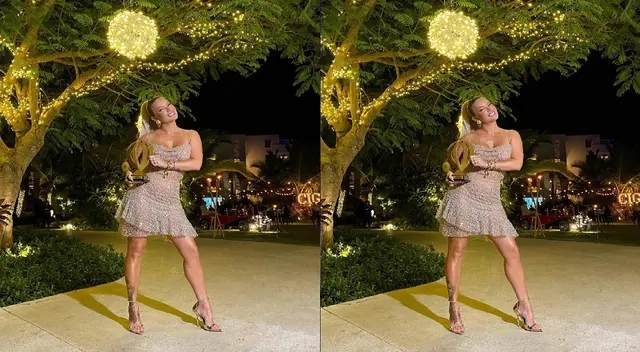 Leslie Shaw ganó a 'Mejor artista sur' en los Premios Heat. Leslie Shaw ganó a 'Mejor artista sur' en los Premios Heat.