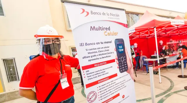 Ya puedes cobrar el bono Universal sin tarjeta del Banco de la Nación, solo afíliate a la banca celular para no salir de tu casa y mantener la distancia social.