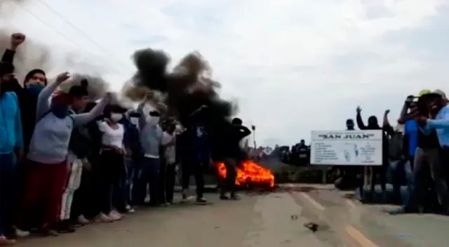 Protesta en Chiclayo.