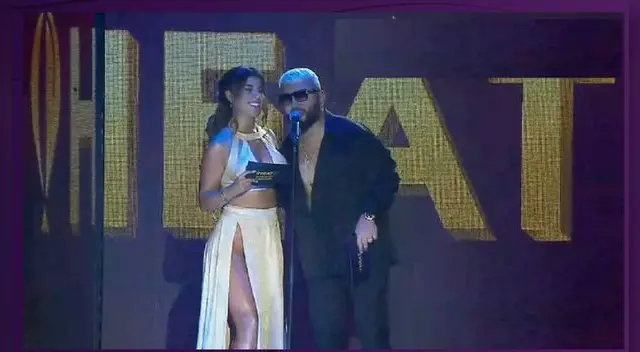 Yahaira Plasencia tras su participación en los Premios Heat 2020.