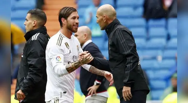 Zidane y el respaldo recibido por Sergio  Ramos.