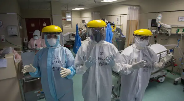 Incremento de casos COVID-19.