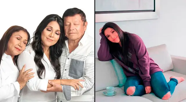 Tula Rodríguez triste porque su papá se viajará por un mes.