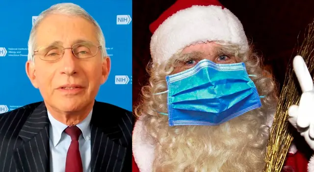 “Hice un viaje hasta el Polo Norte y vacuné a Santa Claus yo mismo”, indicó Fauci.