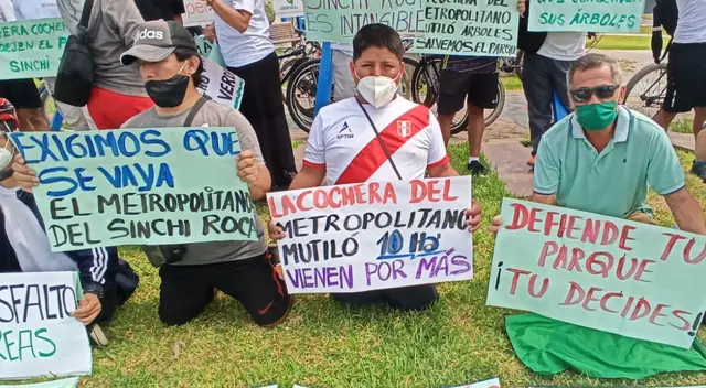 El parque zonal Sinchi Roca se vería afectado por la ampliación del Metropolitano.