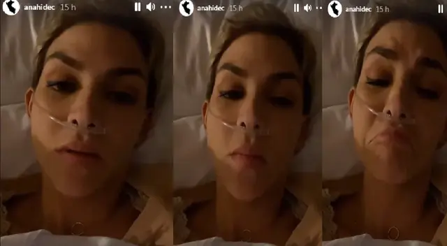 Anahí de Cárdenas recibió oxígeno debido a una descompensación por la altura.