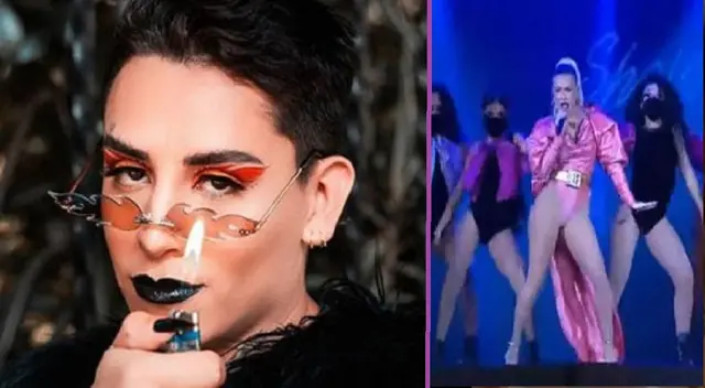 Kunno reaccionó a la impactante presentación que brindó Leslie Shaw en los Premios Heat.