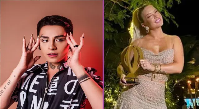 Kunno reaccionó a la impactante presentación que brindó Leslie Shaw en los Premios Heat.