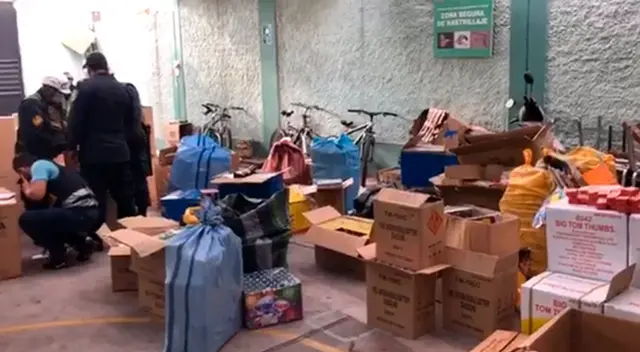 decomisan dos toneladas de pirotécnicos decomisan dos toneladas de pirotécnicos