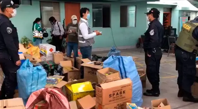 decomisan dos toneladas de pirotécnicos decomisan dos toneladas de pirotécnicos