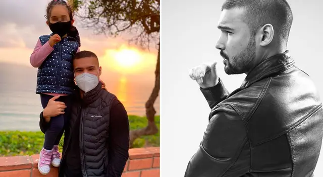 Ezio Oliva pasó un emotivo momento junto a su hija. Ezio Oliva pasó un emotivo momento junto a su hija.