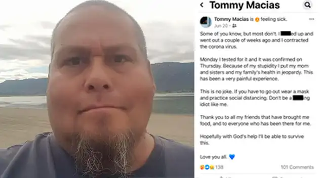 La historia del hombre se volvió viral en las redes sociales La historia del hombre se volvió viral en las redes sociales