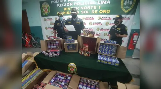 incautan más de 11 mil pirotécnicos ilegales