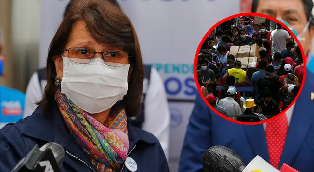 La titular del Minsa dejó en claro que, para evitar estos desordenes acontecidos en las zonas comerciales, el mejor control es el “autocontrol”.