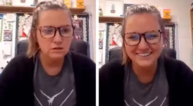 Profesora les hace una divertida broma a sus alumnos y sus reacciones cautivan a todos Profesora les hace una divertida broma a sus alumnos y sus reacciones cautivan a todos