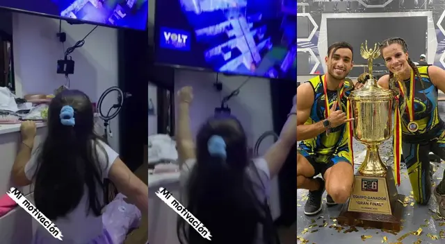 La pequeña Caetana estuvo pendiente de la participación de su padre Said Palao y le mostró su afecto con mensajes de ánimo desde casa. La pequeña Caetana estuvo pendiente de la participación de su padre Said Palao y le mostró su afecto con mensajes de ánimo desde casa.