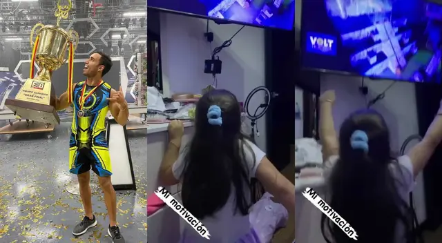 La pequeña Caetana estuvo pendiente de la participación de su padre Said Palao y le mostró su afecto con mensajes de ánimo desde casa. La pequeña Caetana estuvo pendiente de la participación de su padre Said Palao y le mostró su afecto con mensajes de ánimo desde casa.