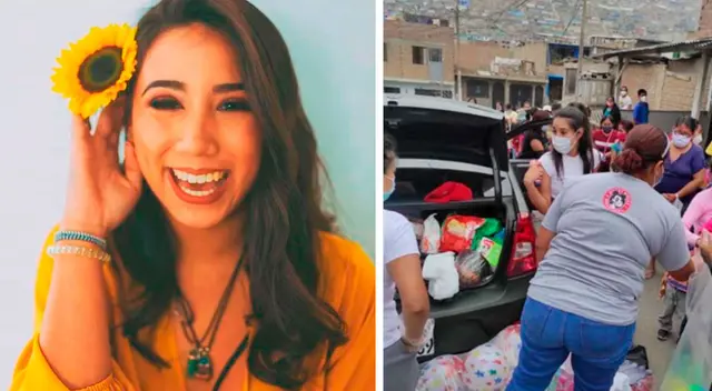 Samahara Lobatón realizó noble gesto por Navidad.