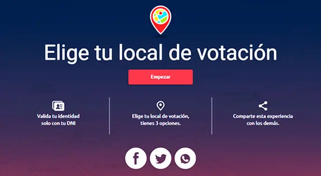 “Elige tu local de votación” es el nombre de la plataforma de la ONPE para cambiar tu local de votación para las Elecciones 2021. “Elige tu local de votación” es el nombre de la plataforma de la ONPE para cambiar tu local de votación para las Elecciones 2021.