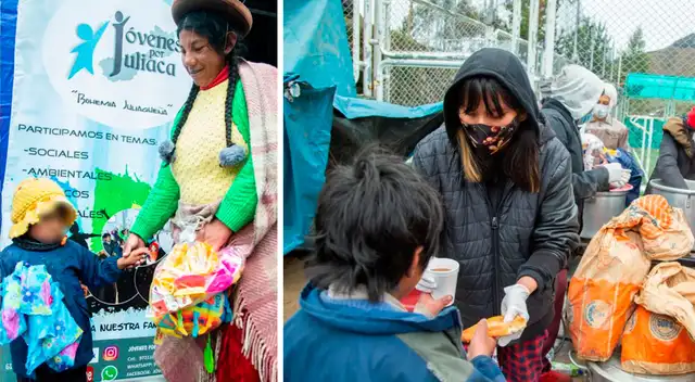 Más de 200 niños salieron beneficiados en este solidario evento realizado en dicho centro poblado.