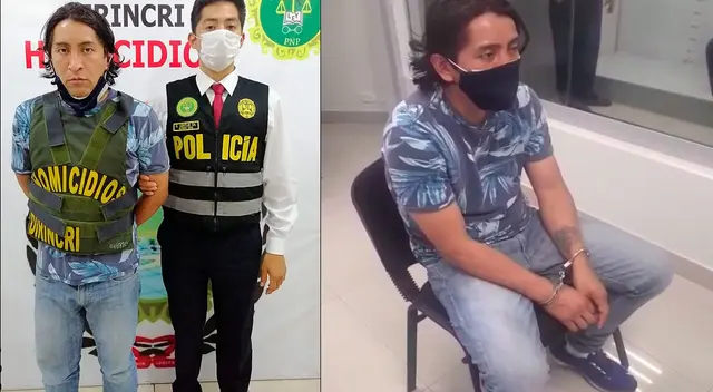 El detenido presentado por la PNP y cuando es interrogado en Dirincri