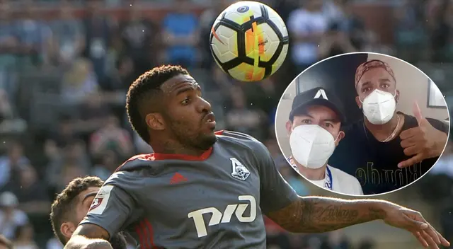 Jefferson Farfán y Richard Acuña llamaron la atención en redes sociales. Jefferson Farfán y Richard Acuña llamaron la atención en redes sociales.