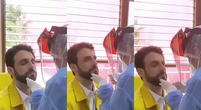 Rodrigo González compartió con sus seguidores la experiencia de someterse al hisopado, y terminó estornudando tras el procedimiento.