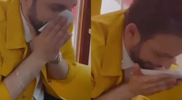 Rodrigo González compartió con sus seguidores la experiencia de someterse al hisopado, y terminó estornudando tras el procedimiento.