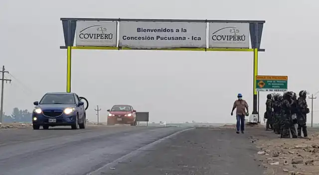La Panamericana Sur permanece desbloqueada tras las protestas.